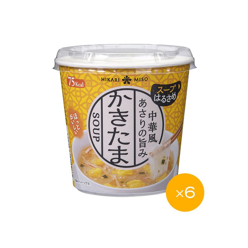 カップスープはるさめ 中華風かきたま (×6カップ) ひかり味噌????公式通販