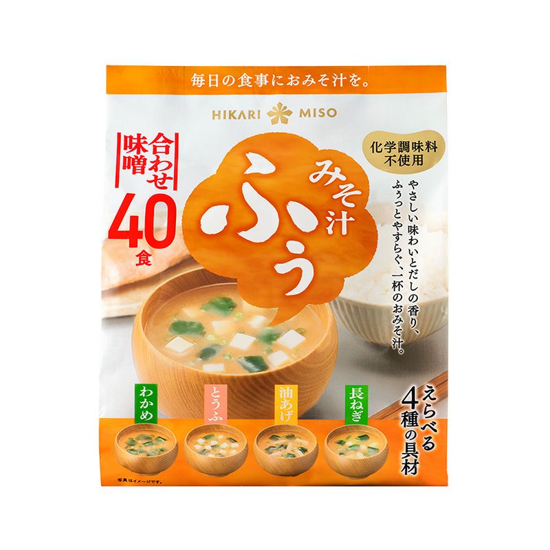 (×1袋)　みそ汁　ふぅ　40食　合わせ味噌　ひかり味噌????公式通販