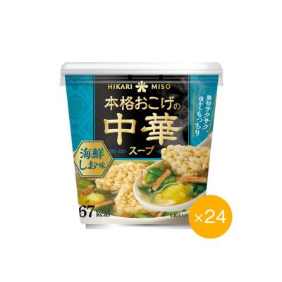 ひかり味噌 本格おこげの中華スープ 海鮮しお味 （×6カップ） | ひかり